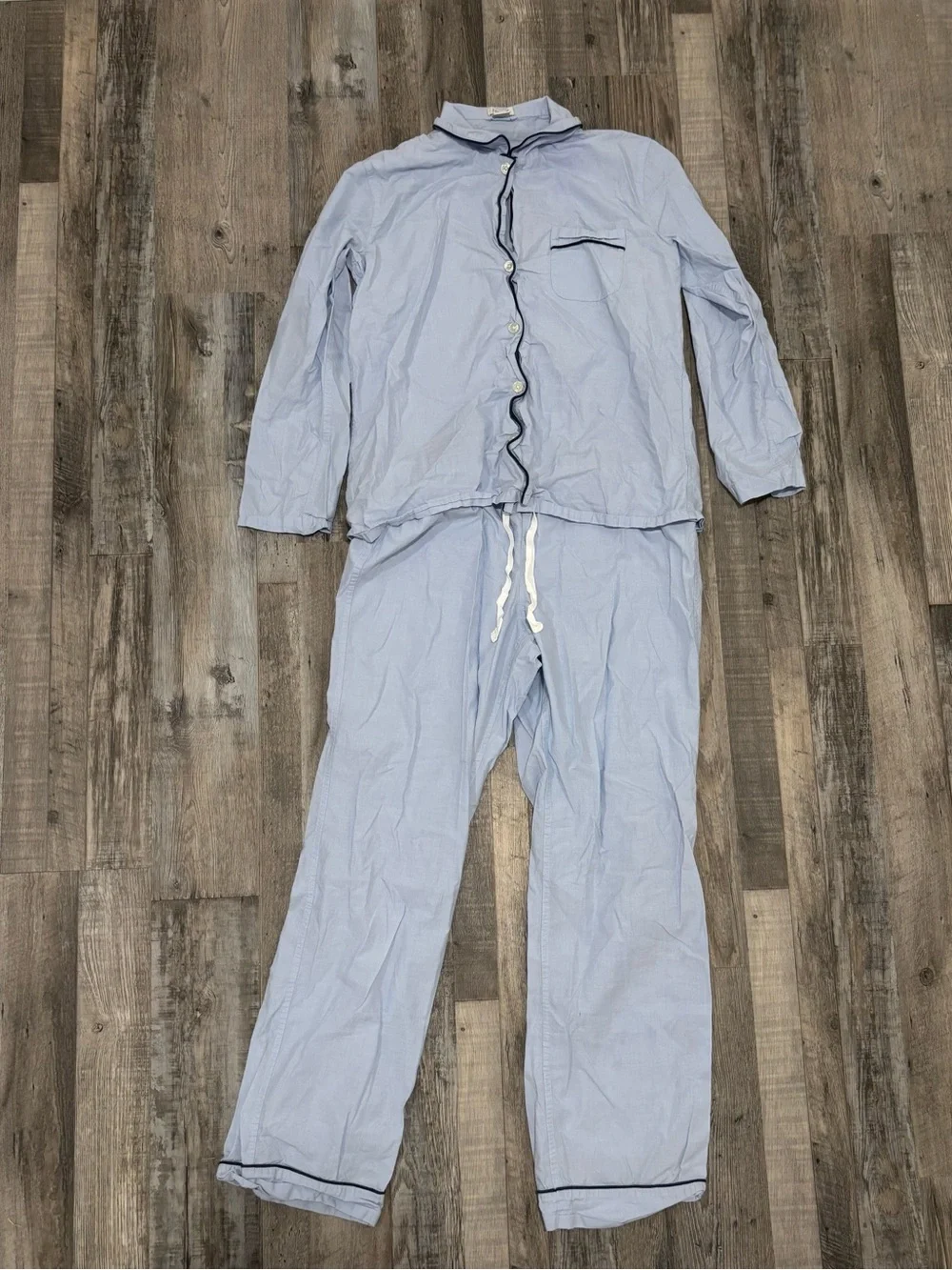 J. Crew Women’s Light Blue Cotton Pajama Set S